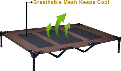 Elevated Pet Cot with Canopy