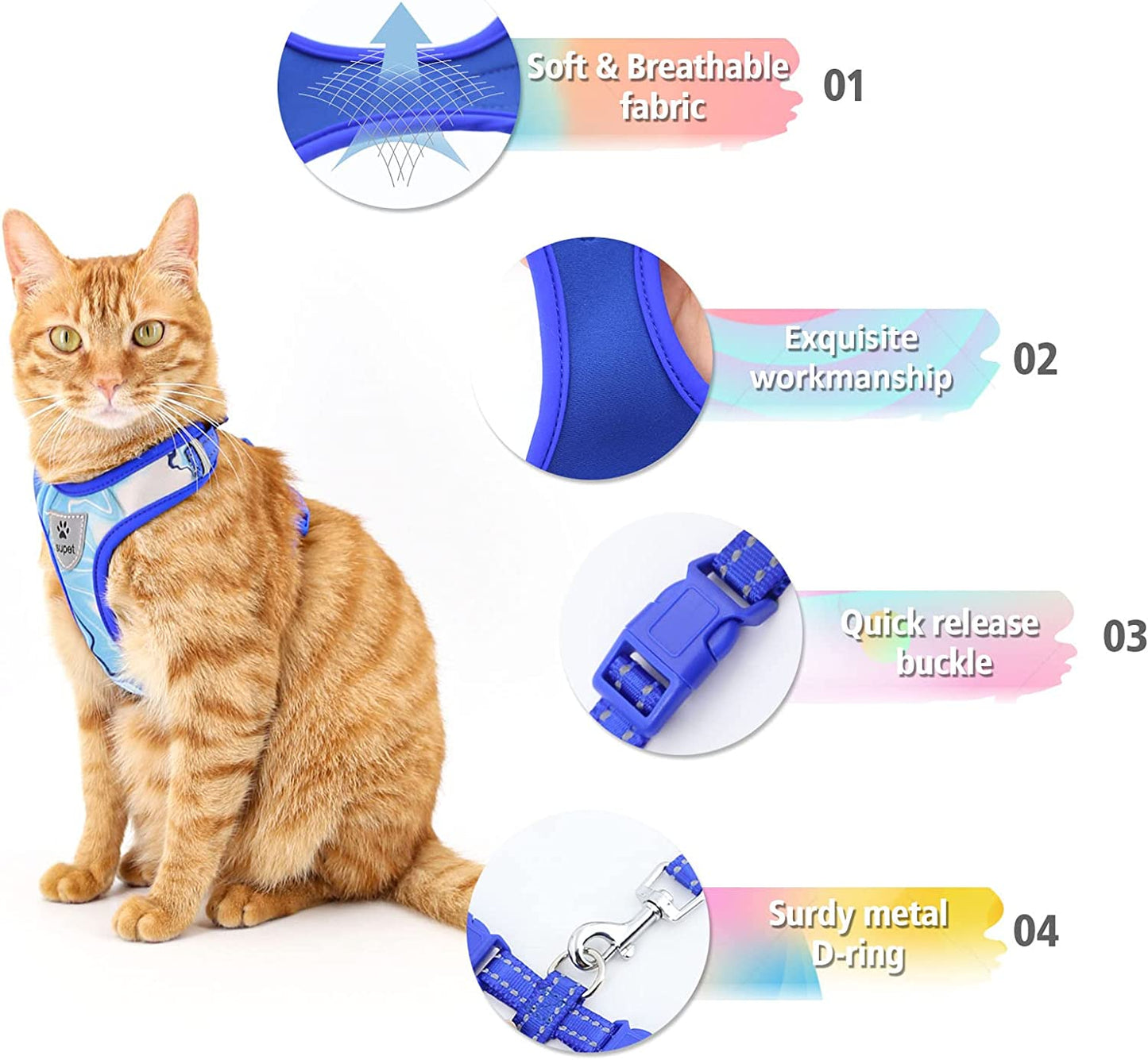 Cat Harness and Leash Set 